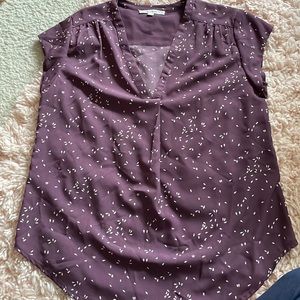 Fun2Fun Stitch fix purple, cap sleeve top